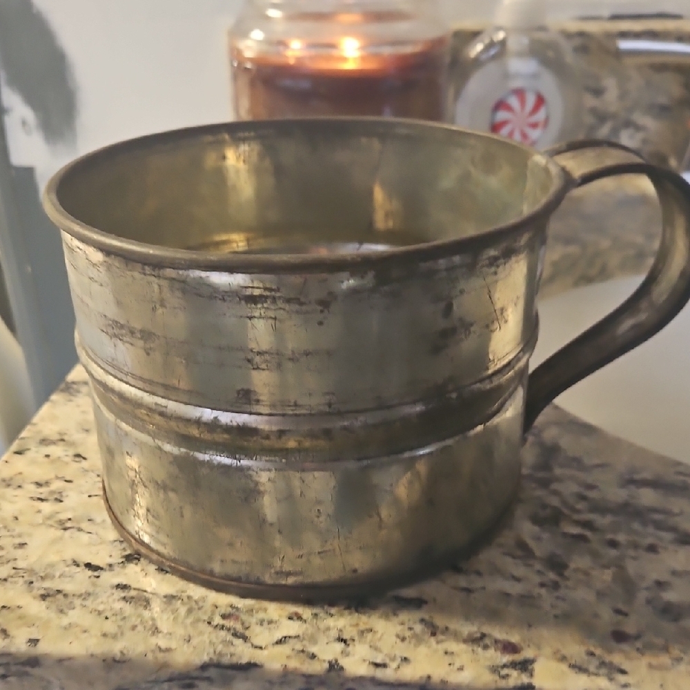 Vintage Metal Mug